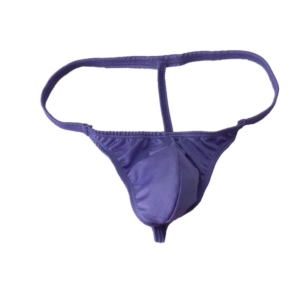 Нижнее белье мужское 1 шт. черные эротические трусы мини стринги с Т образной