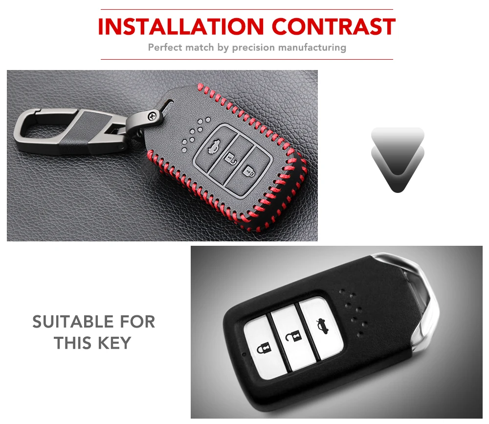 3 кнопки Автомобильный Брелок дистанционного управления с ключом Чехол держатель Защита для Honda CRV Pilot Accord Civic