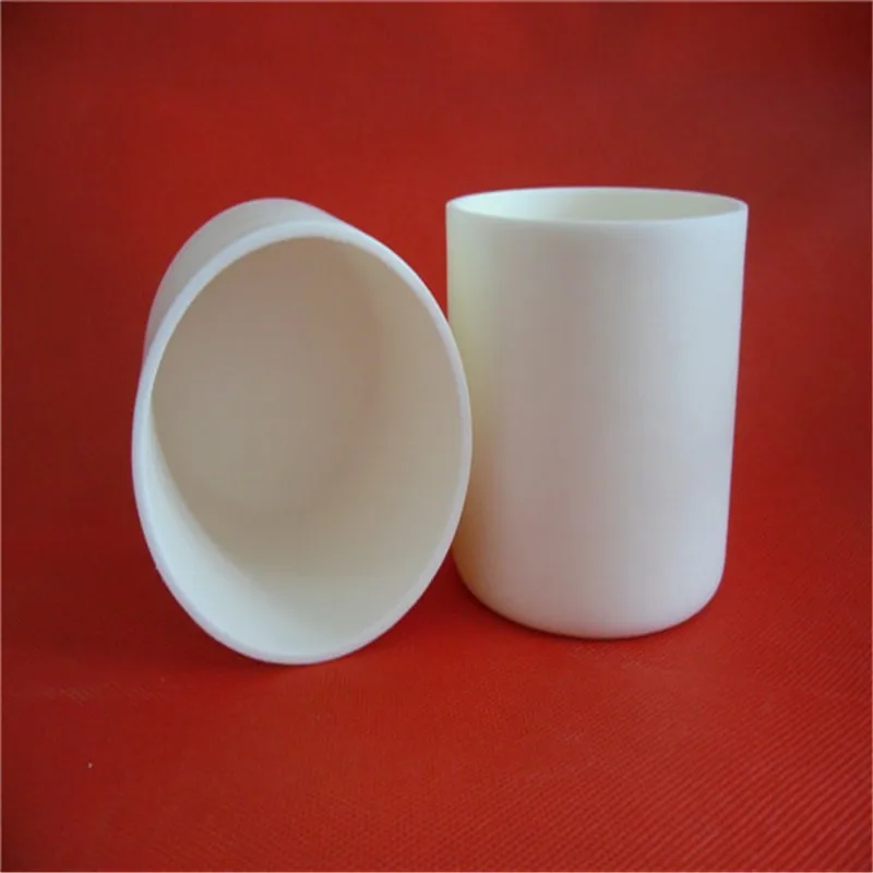 Dia50x50mm 99.5% глинозема корундовый тигель/Al2O3 керамический тигель/спеченный тигель