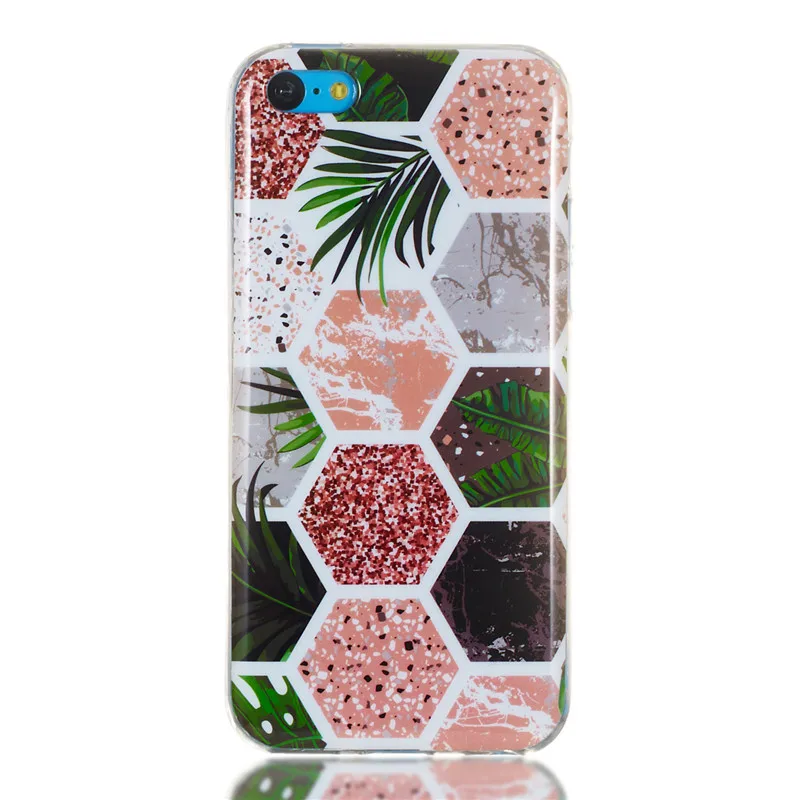 Чехол для iPhone 5 5G S5 SE 5C Coque 5SE мягкий силиконовый модный мраморный чехол телефона iPod