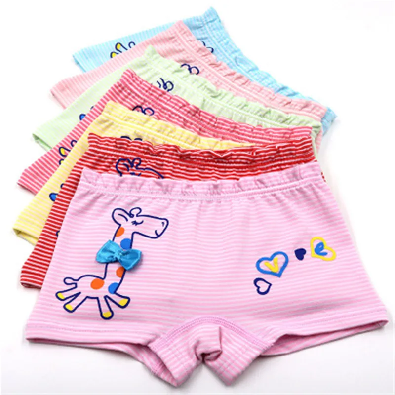 5 шт./Лот детское хлопковое нижнее белье в полоску|kids underwear|girls underwearchildren girls underwear |
