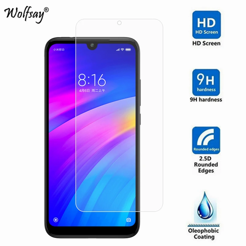 2 шт Стекло для Xiaomi Redmi 7 Защита экрана закаленное стекло для Xiaomi Redmi 7 8A стеклянная пленка для телефона для Xiaomi Redmi 7 7A 8A A8