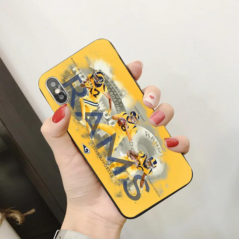Yinuoda клуб Лос Анджелес Рэмс чехол для телефона NFL Джаред Гофф iPhone по номерам DIY