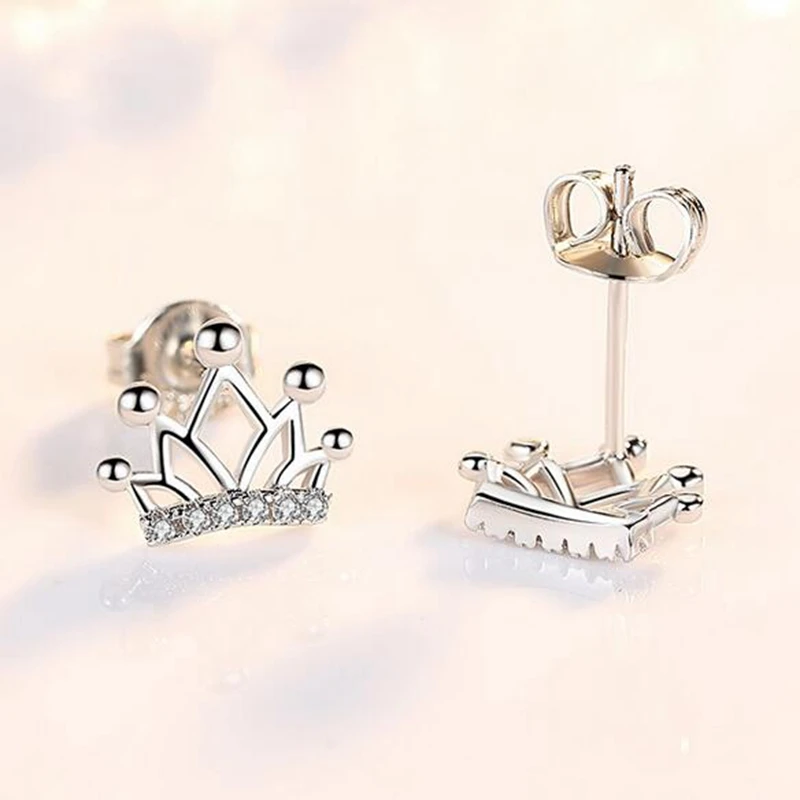 OMH/оптовая продажа милые романтические модные OL женские свадебные подарочные серьги принцессы Циркон в