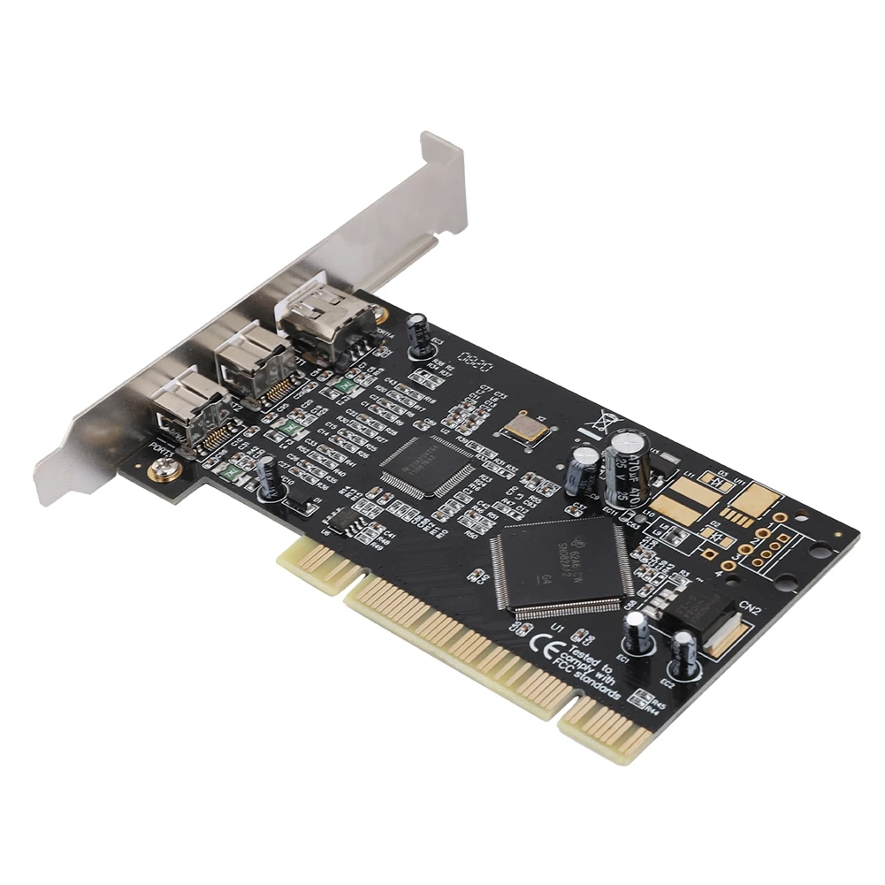 PCI 3 port Firewire 800 1394 b/a (2B1A) Карта видеозахвата Мбит/с контроллер карта адаптер