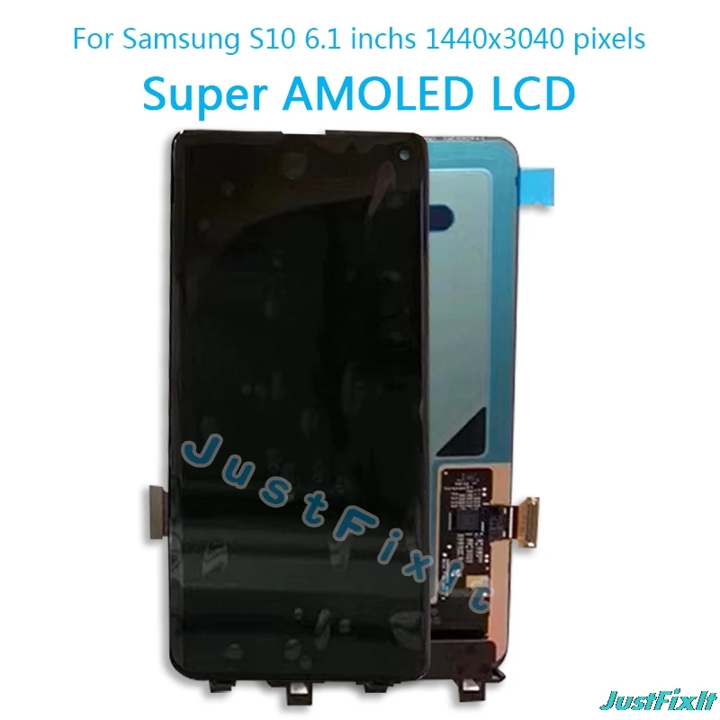 Оригинальный супер Amoeld для Samsung Galaxy S10 2019 SM-G9730 G973F ЖК-дисплей сенсорный экран