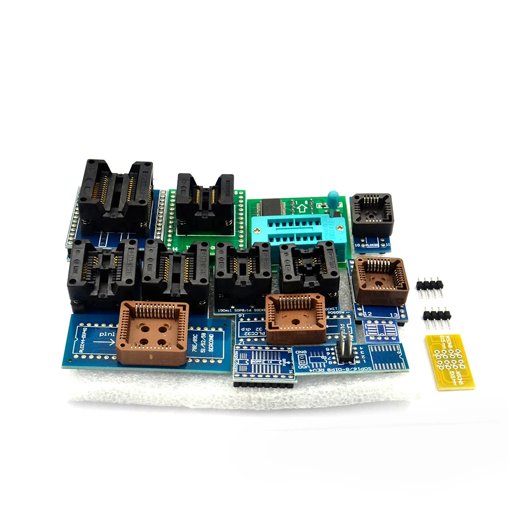 16 шт. адаптеры SOP8+ SOP16+ PLCC32+ PLCC44 адаптер для RT809H TL866A TL866CS TL866ii плюс EZP2013 RT809H программист