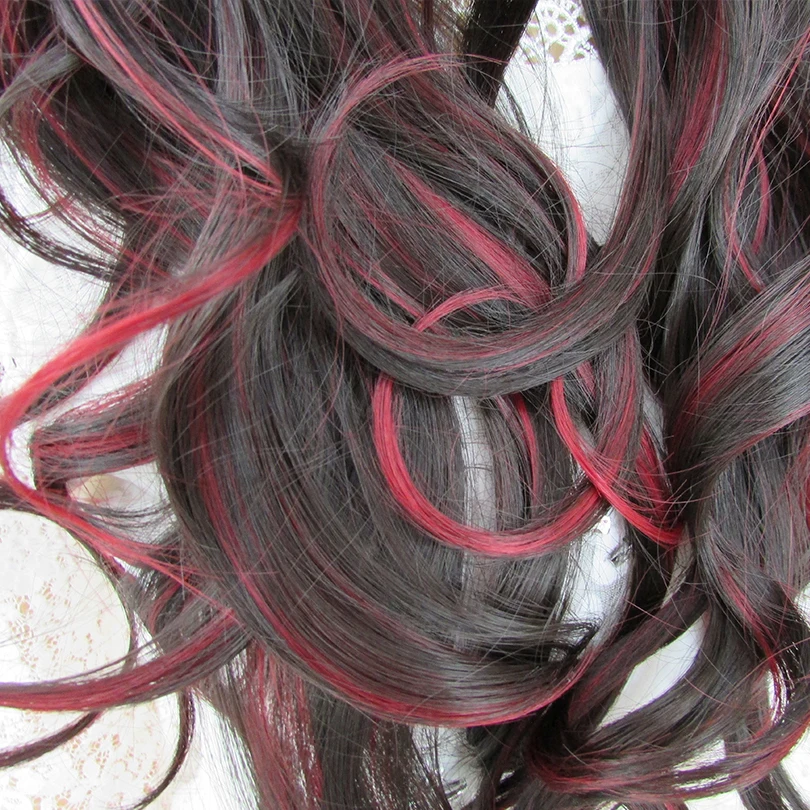 Free shipping Synthetic Hair Long Wavy Cosplay Wigs Lace Front Wig Natural Heat Resistant For White Women |