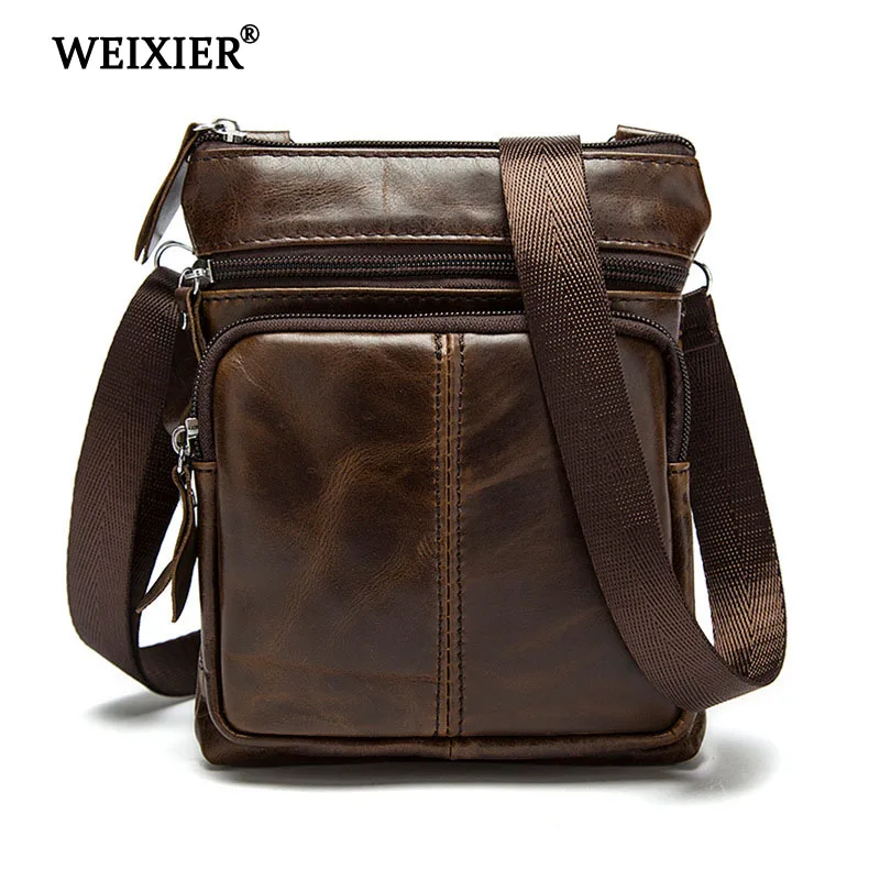 

Fashion Men Genuine Leather Shoulder Bag High Quality Travel Crossbody Bag Men Cow Leather Messenger Casual Business bag