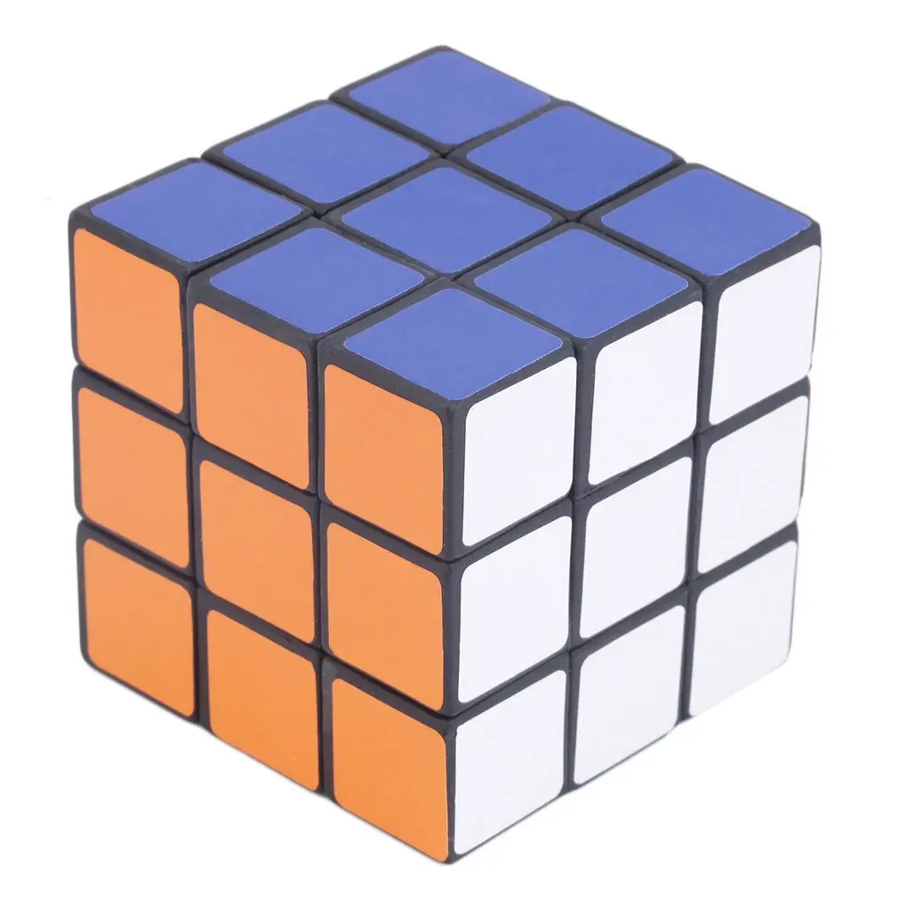 Многоцветный 3x3x3 магический куб детские игрушки Profissional Competition speed Cubo наклейка головоломка Magico Rainbow Cube классные игрушки подарки для детей - Цвет: Многоцветный