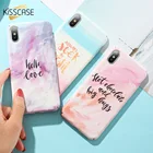 KISSCASE чехол для телефона iPhone X XS Max 7 8 ультра тонкий матовый Жесткий ПК чехол для iPhone 6 6s Plus XR текстовый цветной чехол с рисунком