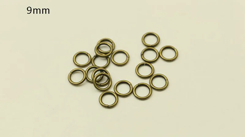 Copper 20 шт./лот D кольца пряжки для сумки аксессуары 2 точки кольца поделки крюк цепь для сумки ключ металлический чехол, аксессуары оптом - Цвет: Copper