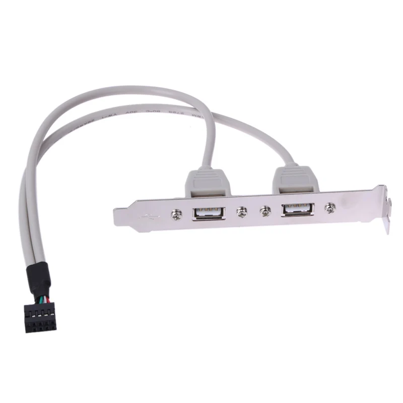 Высокое качество 9 дюймов материнская плата USB 2 0 кабель адаптер задняя панель