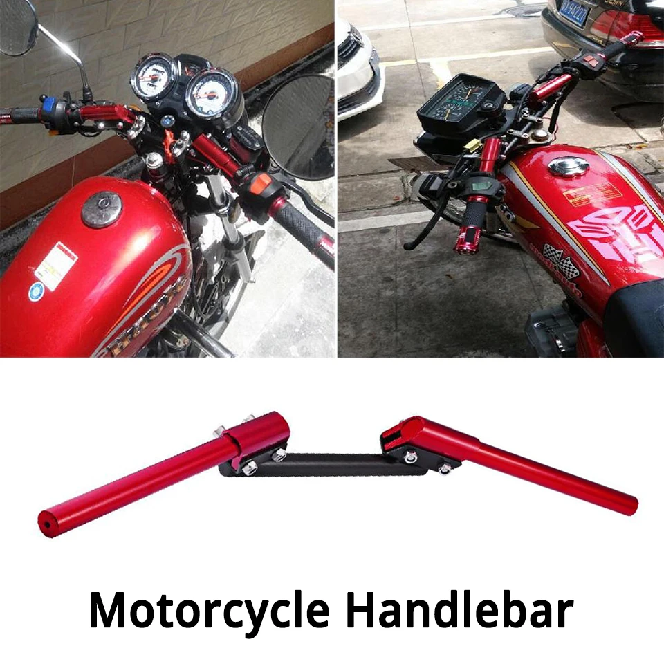Partol 7/8 &quot/22 мм мотоцикл руль универсальный для Honda Yamaha Kawasaki Suzuki красное золото