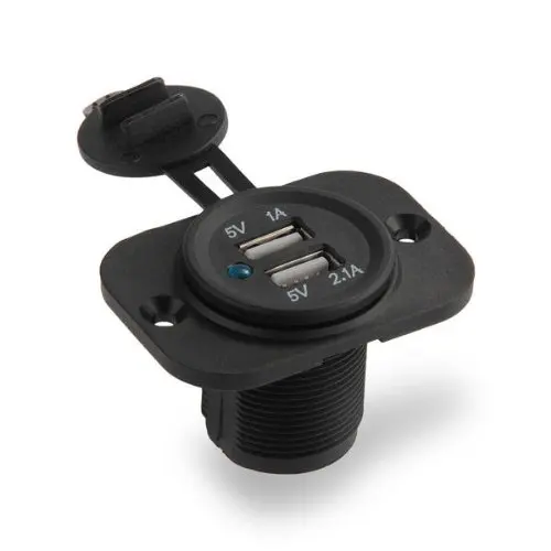 Автомобильный адаптер Prise 2 порта USB Allume Cigare Chargeur 12V для авто Voiture