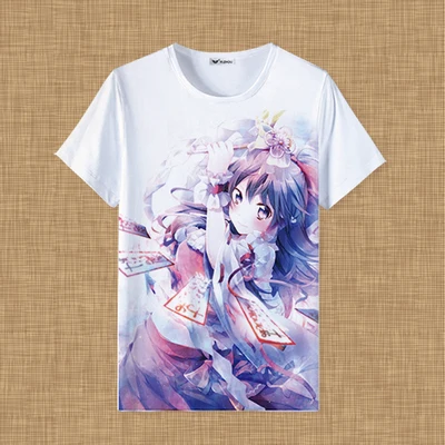 18 Новинка, футболка для проекта TouHou, Hakurei Reimu Kirisame Marisa, аниме, футболка, модные мужские и женские футболки - Цвет: 18