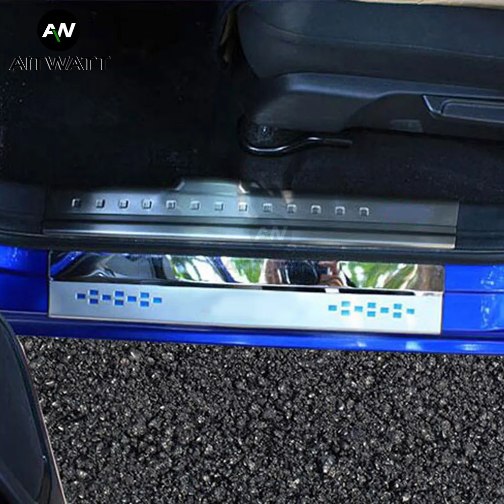 AITWATT для Honda Fit 2014 2018 внутренняя и внешняя защитная Накладка на порог из