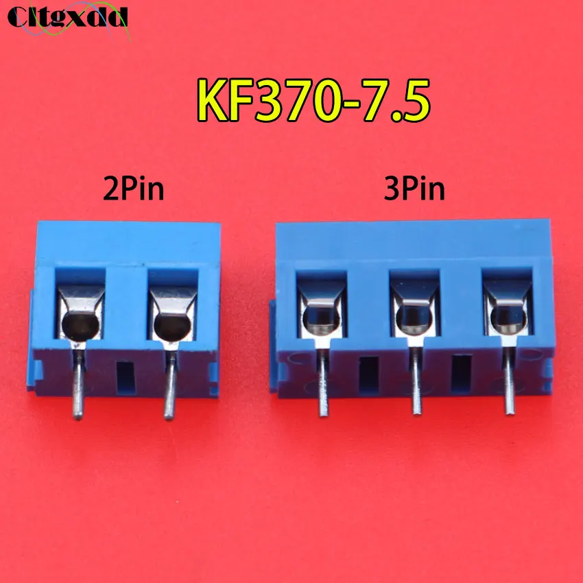 Cltgxdd 1 шт. фреза KF370 2P 3P винтовой коннектор 7 5 мм шаг 2Pin 3Pin прямая ножка KF350 клеммные