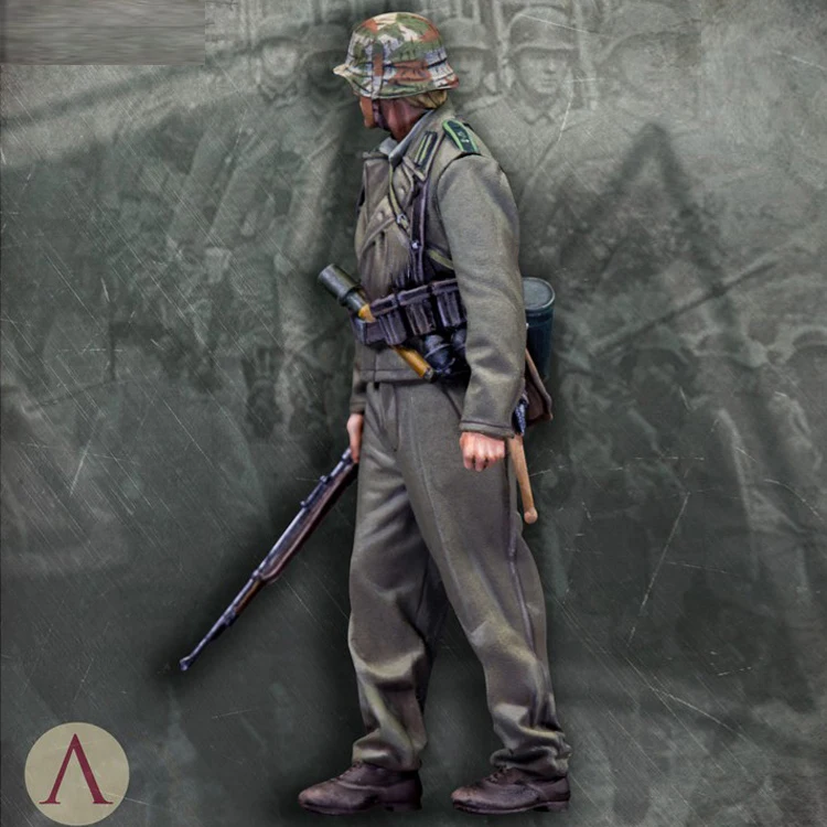 1/35 весы Неокрашенная Смола рисунок ефрейтора Grenadier 2 Коллекция фигурок фигурка