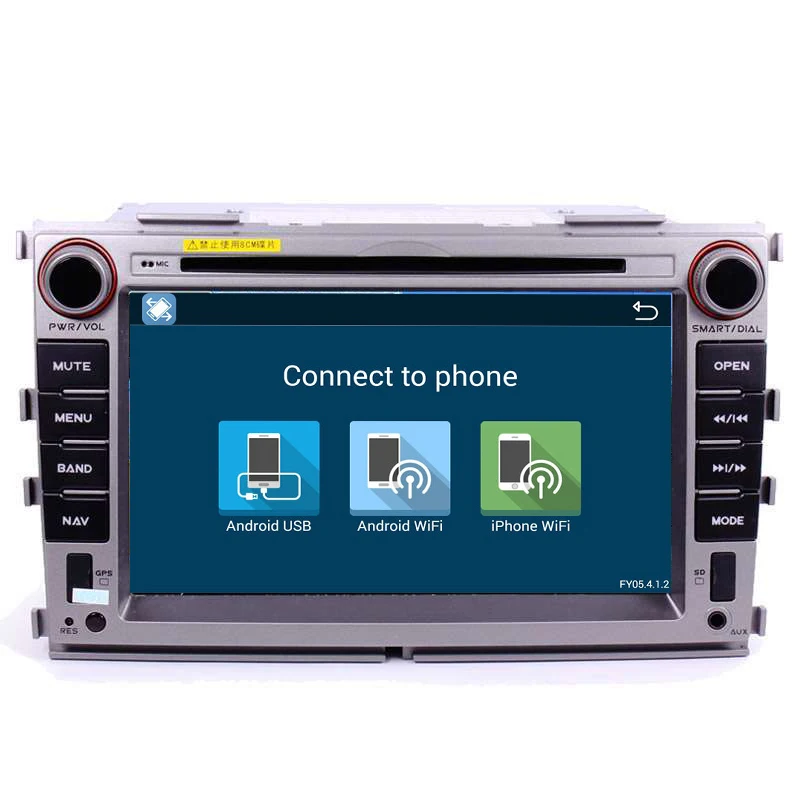 7 дюймовый автомобильный DVD на основе Android с GPS 3G/WIFI/BT TV DVR OBD аудио Радио стерео