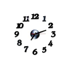 Акриловые часы Aimecor 3D, сделай сам, римские современные дизайнерские цифры, акриловые настенные часы-зеркало, настенная наклейка, часы, домашний декор, роспись, наклейки