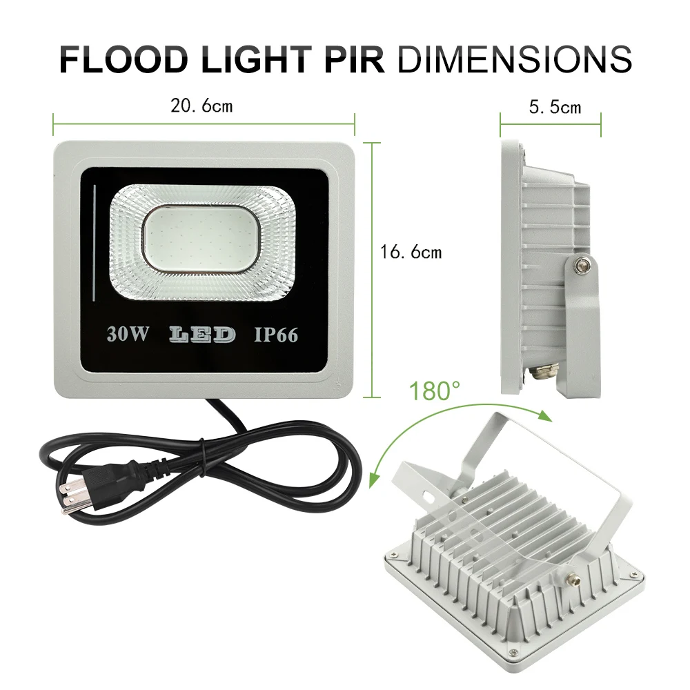 ANJOET ультрафиолетовый светильник потолочные светильник 20W 30W 50W UV led IP66 Водонепроницаемый черный светильник s для сцены светильник ing флуоресцентный плакат