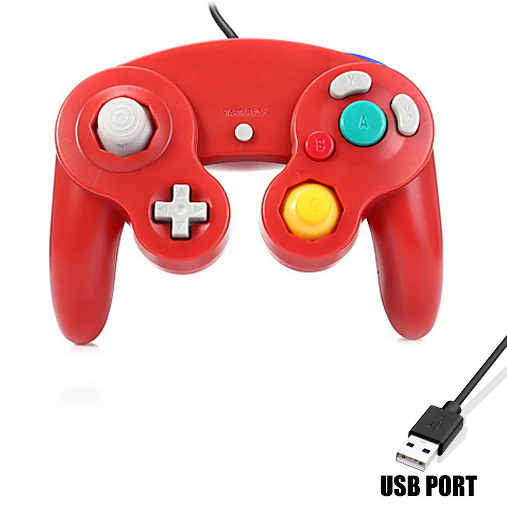 Игровая вибрация джойстика для Ninten GameCube контроллер Pad два интерфейса