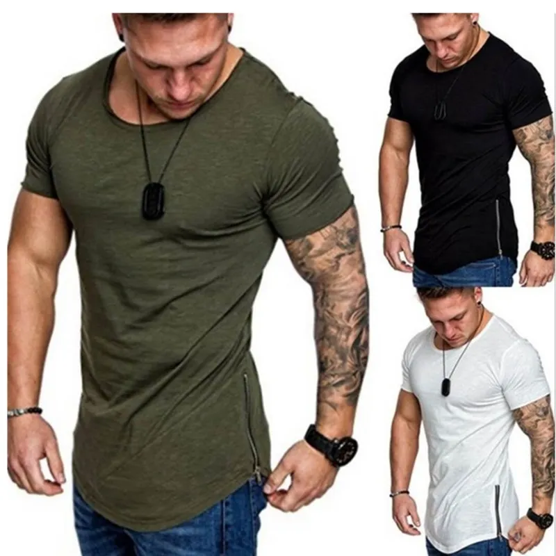 ROUYHUAL De los hombres de la moda camisas verano deportes футболки para hombre ropa Повседневное O манга corta для