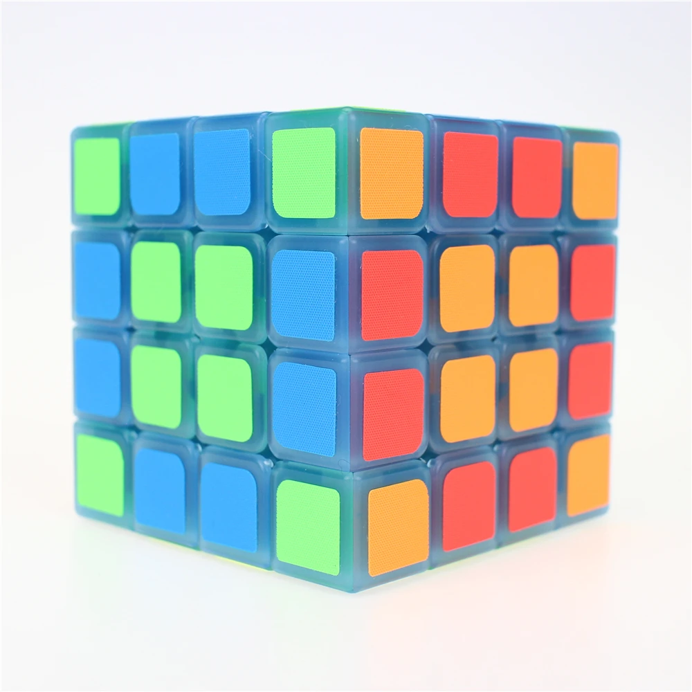 Новинка Zcube 4x4x4 профессиональный магический куб светильник Прозрачный