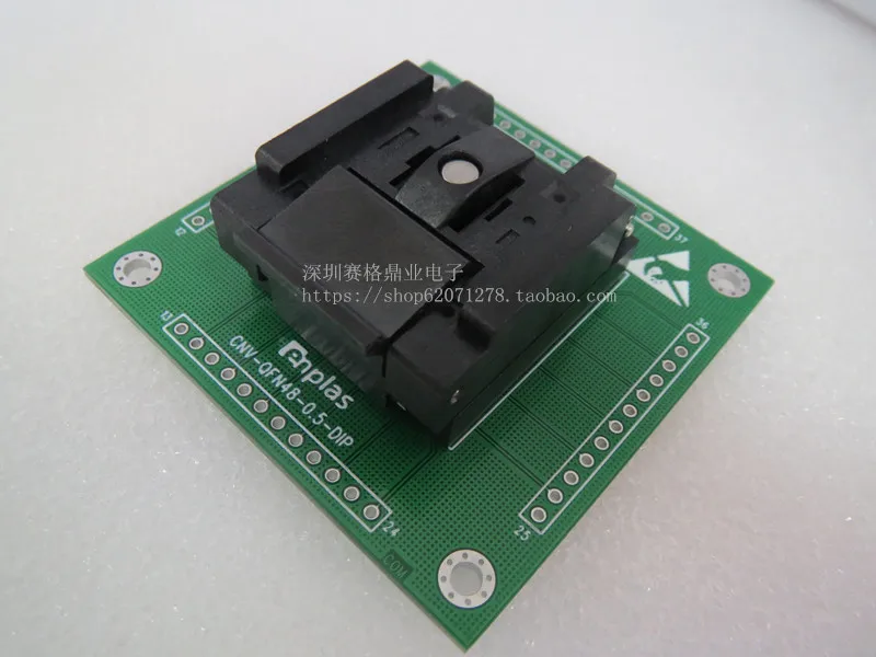 QFN 48(56)BT 0.5 01 QFN48 7X7mm шаг 0 5 мм IC Тесты сиденье скамья гнездо адаптера