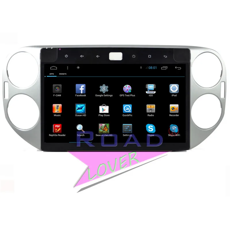 Автомобильный мультимедийный плеер Roadlover 10 2 дюйма Android 6 0 Радио для VW Tiguan 2010