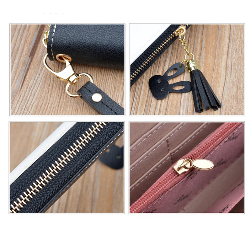 2019 женский бумажник на молнии сумка портфеле большой Bolso Mujer кошелек милый