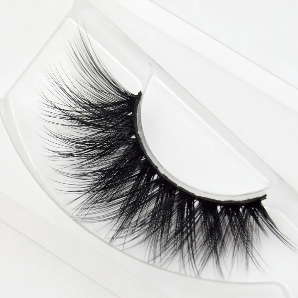 

Visofree Faux Mink Lashes False Eyelashes Messy Cross Thick Natural Fake Eye Lashes Makeup Tips Bigeye Long False Eye Lashes D62