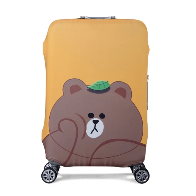 J Luggage Cover Sereqi путешествия Лидер продаж чемодан защитные чехлы мультфильм эластичный чехол для чемодана применяются к 18-32 дюймов чемодан дорожные аксессуары - Цвет: J Luggage Cover