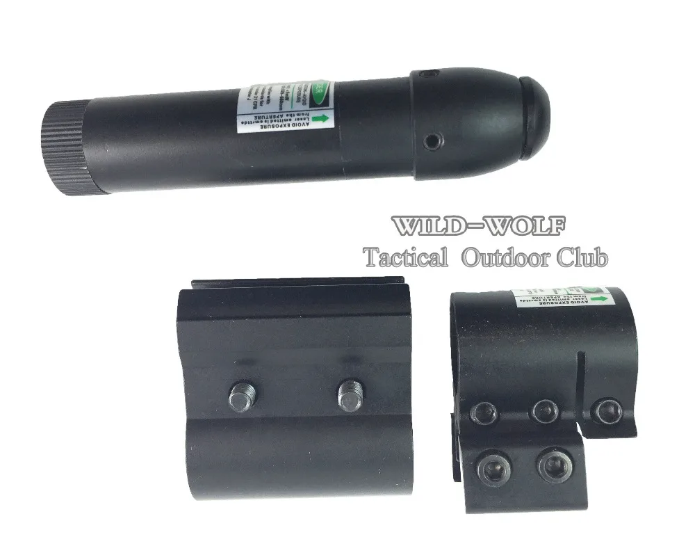 Тактический охотничий Регулируемый зеленый лазерный прицел задний