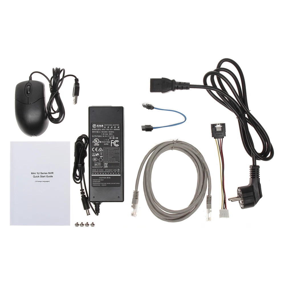 DH NVR2108HS-8P-S2 8-канальный компактный 1U 8PoE Lite 4 K Регистраторы Поддержка HDD 8CH POE для