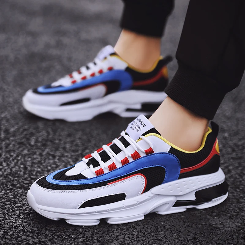 

Men Breathable Casual Comfortable Lace-up Shoes Trainers Men Sneakers Tenis Masculino Designer Mesh Shoes Men Sapatos De Mujer