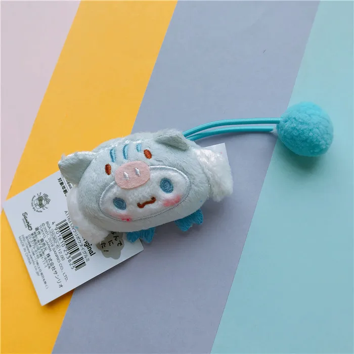 Плюшевая заколка для волос My Melody Cinnamoroll милый аксессуар в подарок