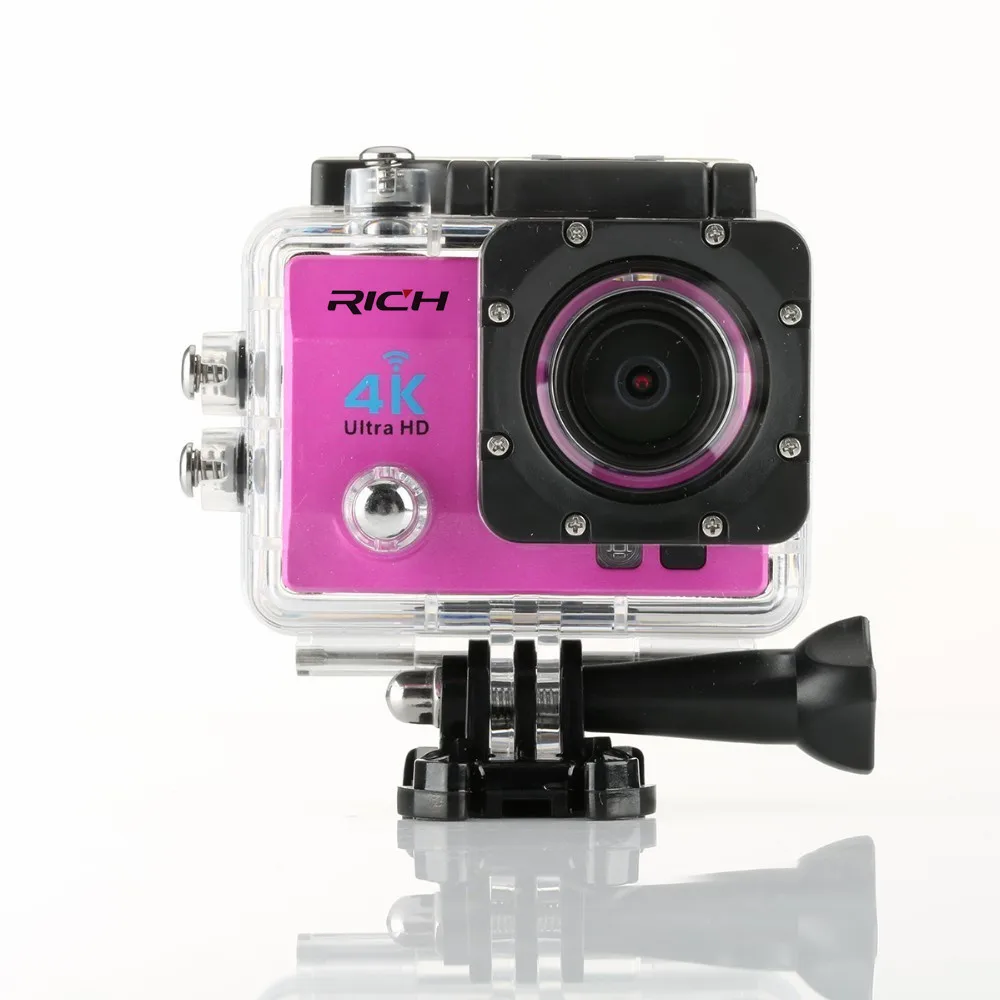 Богатая Q5H pro Экшн камера Ultra HD 4 K WiFi Full 1080 P 60fps для дайвинга под водой go