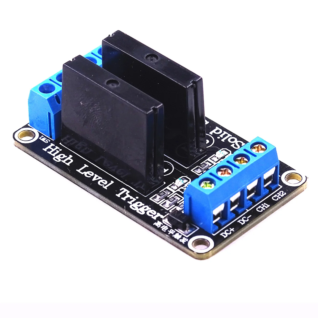 1 шт./лот 5 в 2 канальный SSR G3MB 202P твердотельный релейный модуль|relay module|module 5vssr module |