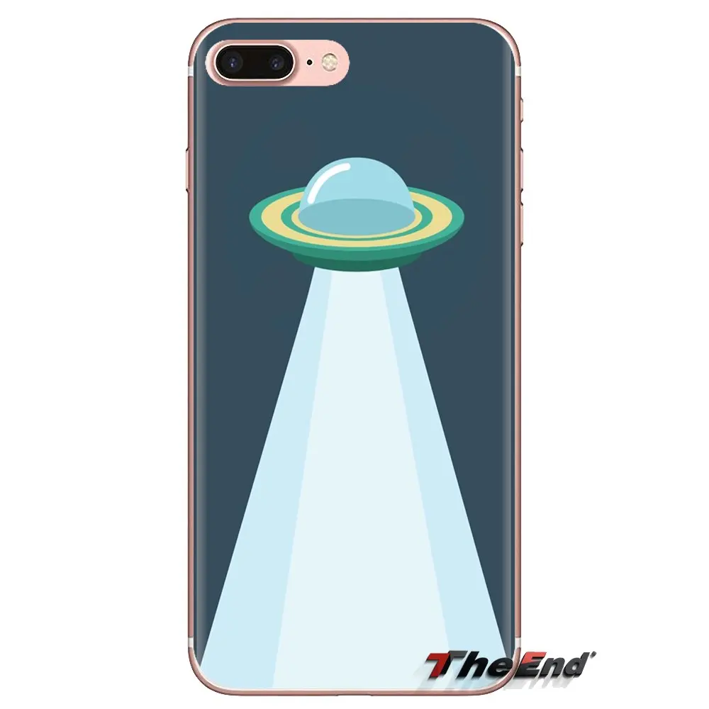 НЛО телефон обои для Xiaomi Mi4 Mi5 Mi5S Mi6 Mi A1 A2 5X6X8 9 Lite SE Pro Max Mix 2 3 2S прозрачный мягкий