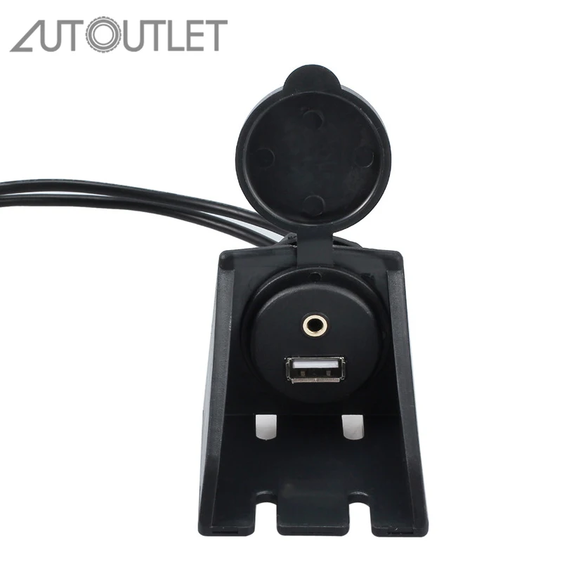 AUTOUTLET 1 м USB разъем 3 5 мм 1/8 Aux свинцовый Удлинительный кабель жила монтажная панель