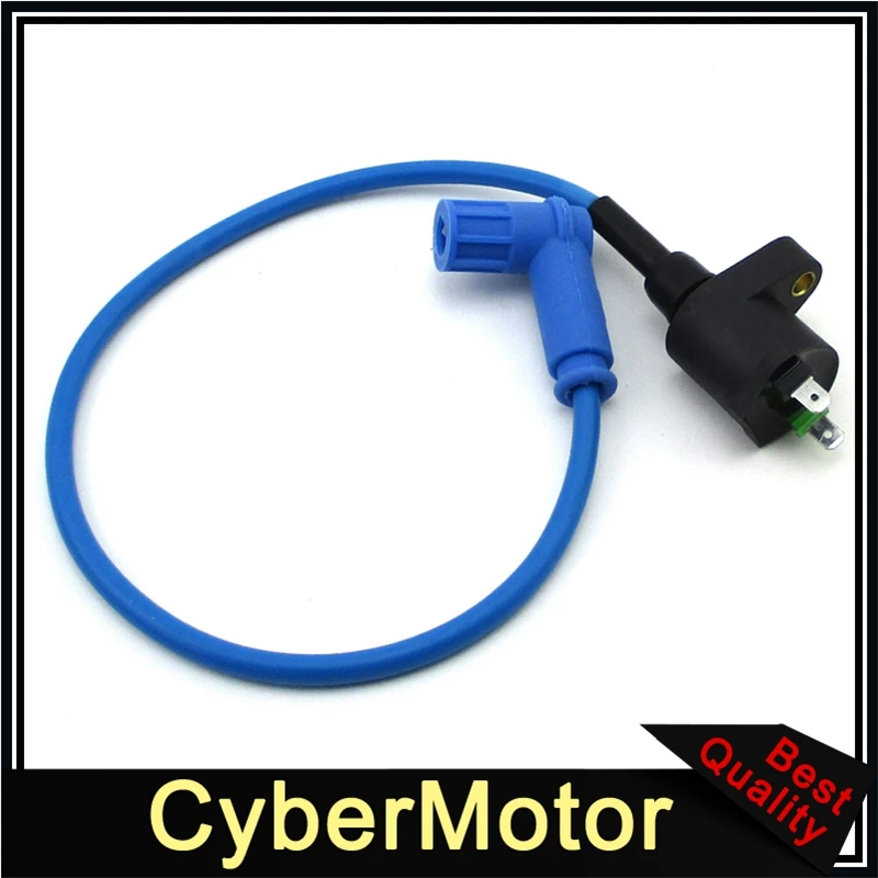 Синяя гоночная катушка зажигания+ 5 Pin AC CDI+ A7TC Свеча зажигания для 50cc 70cc 90cc 110cc 125cc 140cc 150cc питбайк мотоцикл