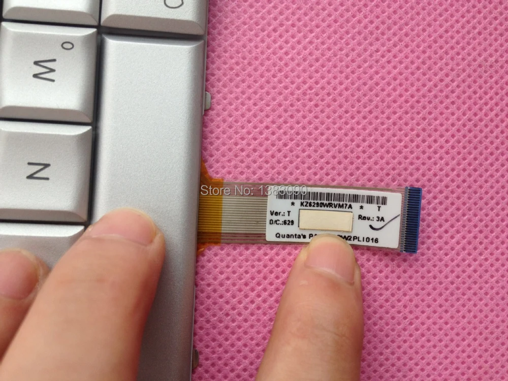 95% Новый оригинал для Macbook Pro 17 &quotA1229 английская версия Серебряная клавиатура с