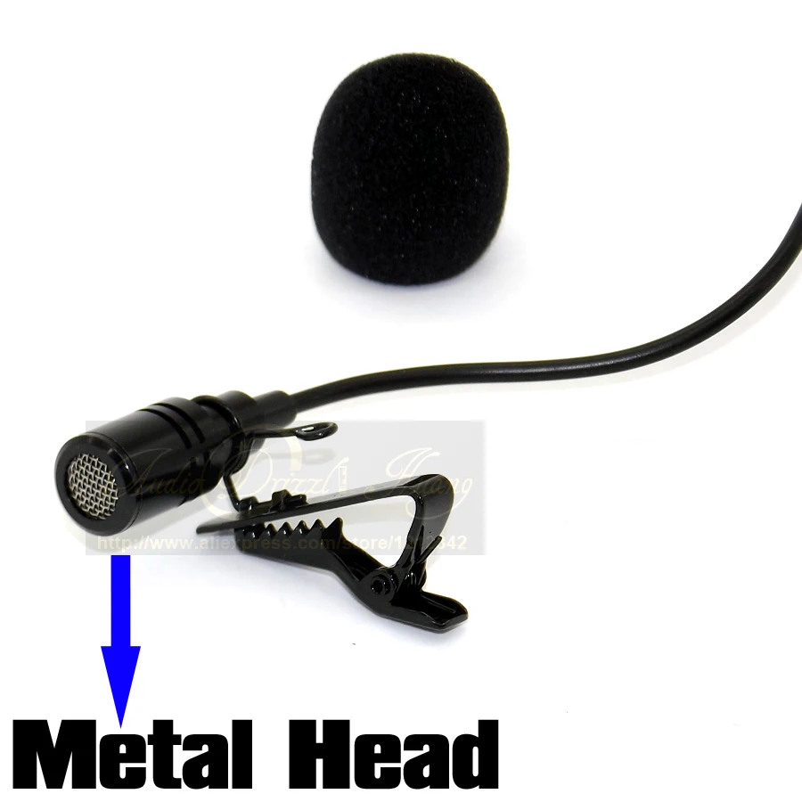 Конденсаторный мини Микрофон XLR петличный микрофон с зажимом для караоке 4