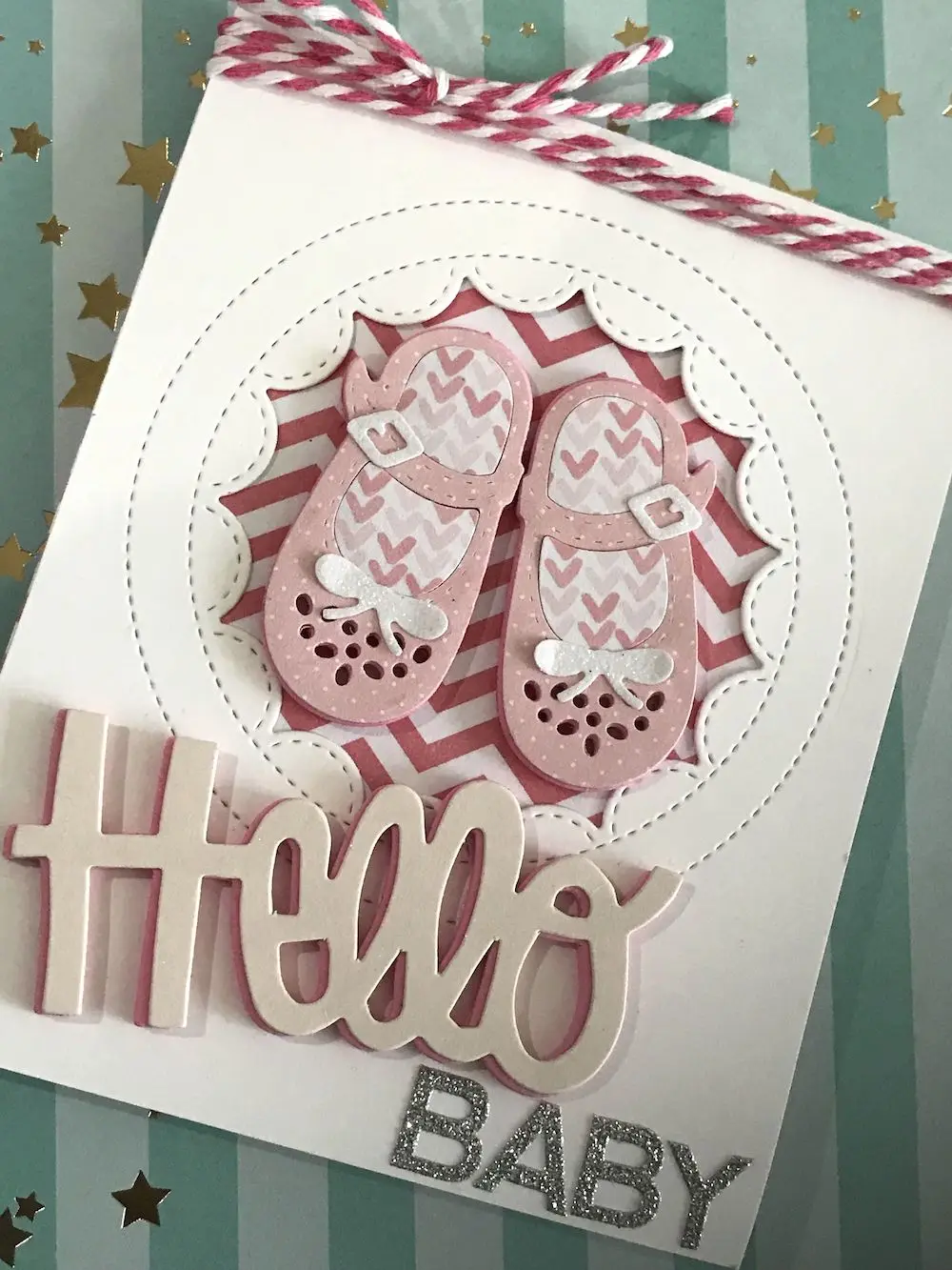 Silver K24 METAL CUTTING DIES Baby Shoes Scrapbook Card Album Wedding Paper Craft Home Decor Embossing Stencil Punch | Дом и сад