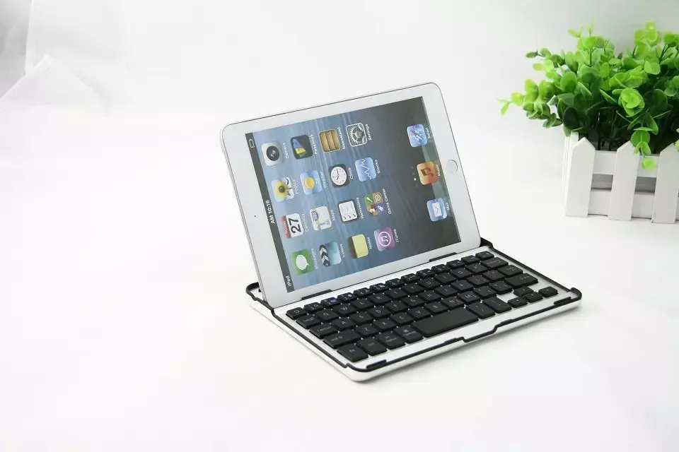 Ультра тонкий ABS Bluetooth V3.0 клавиатура чехол для iPad Mini 2 3 Беспроводной Стенд |