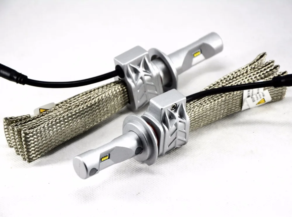 1 комплект H1 50 Вт 4000LM 5S светодиодный фары комплект LUMI светодиодный luxeon ZES 12 светодиодный SMD Чип вентилятора чистый белый 6500 к вождения противотуманные автомобильные лампы