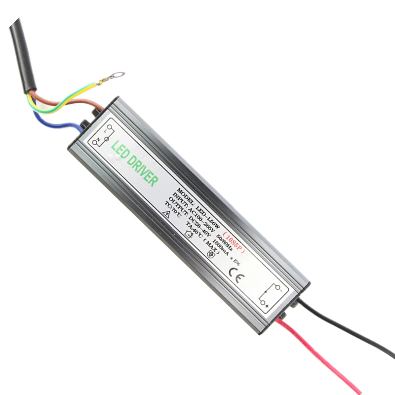 PHISCALE 1 шт. 50 Вт водонепроницаемый Светодиодный Интегрированный драйвер источник
