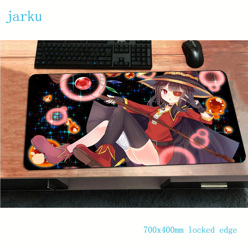 Игровой коврик для мыши megumin 700x400x2 мм игровой ноутбука большой великолепный